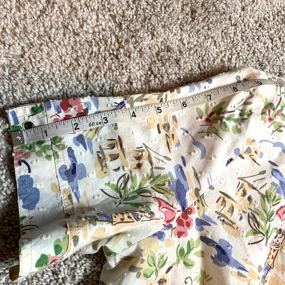 Vtg. 90s Asian Textured  Button Down by Allison Daley- 10 - Picture 7 of 11